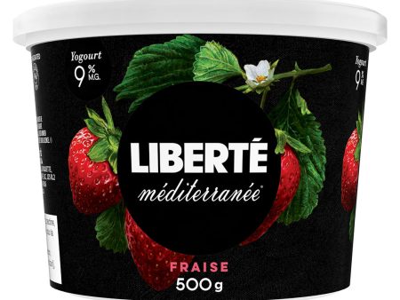 Yogourt Méditerranée Fraise 9% For Sale