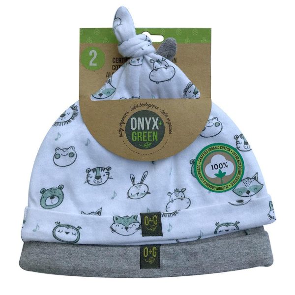 2 Chapeaux Bébé Coton Biologique Certifié Online Sale