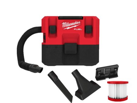 Aspiratore liquidi-solidi-polveri a batteria 12V con accessori 6.1litri MILWAUKEE M12 FVCL-0 on Sale